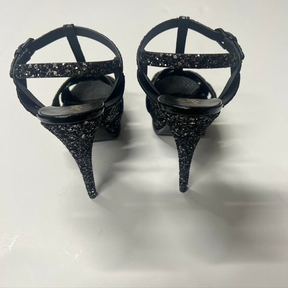 Saint Laurent Tribute 105 Black glitter sandal size 40 - Picture 7 of 11